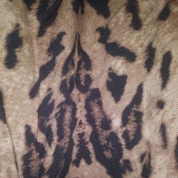 New Leopard Print Wide Leg Pants - Picture 2 of 4